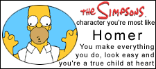 I'm so like Homer!
