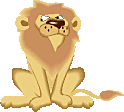 This lion seems to be up to something...